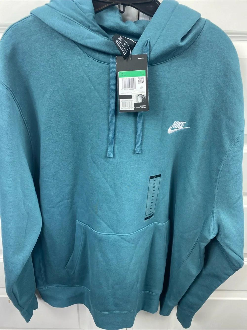 Nike Sportswear Club Standard Fit Fleece Hoodie Mens BV2654 Pullover XL  Extra L